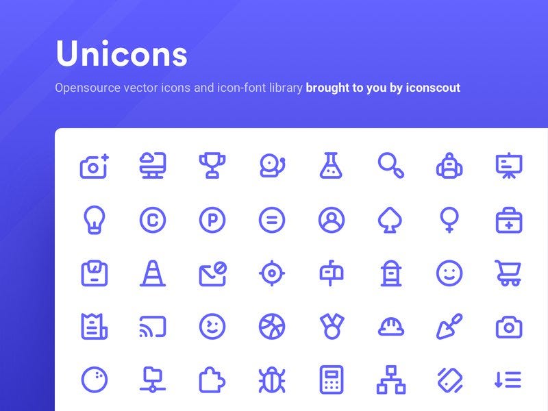 unicons by Jemis Mali for Iconscout