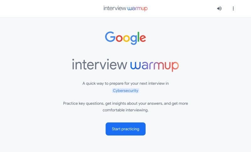 Google AI-Powered Interview Warmup — AI Powered Job Listings