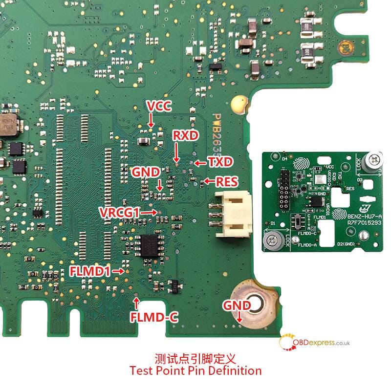 Yanhua Module 39 Installation Guide for Benz HU7 Instrument