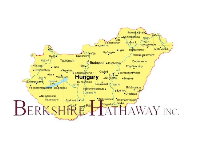 Berkshire Hathaway is bigger than Hungary