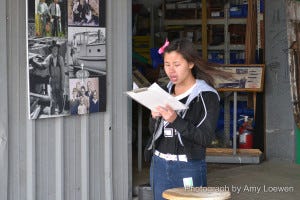 Htoo Paw reading her story