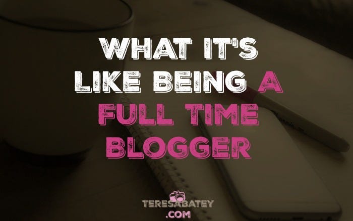 full time blogger blg