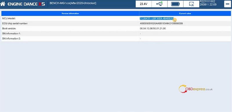 EngineDance X5 Unlock 2020+ Bosch MD1CE100 MD1CS003 ECUs