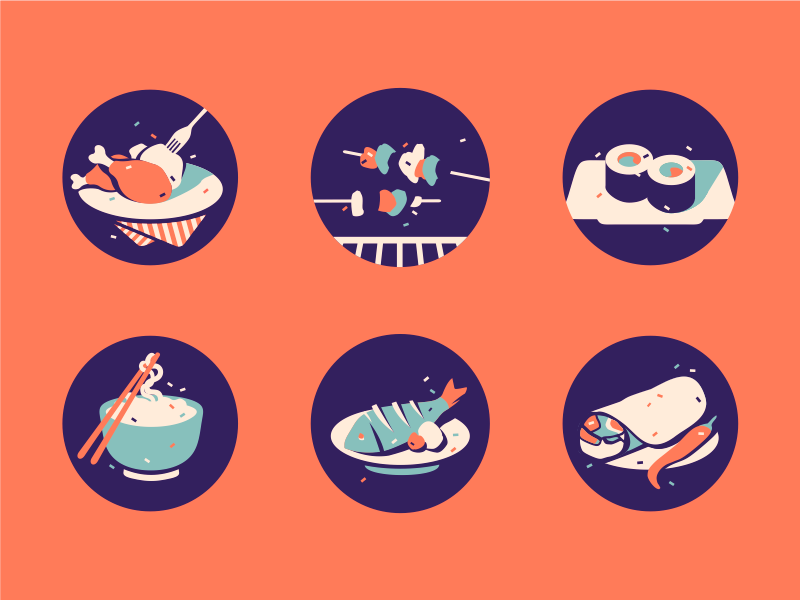 Food icons by Szende Brassai / Adline