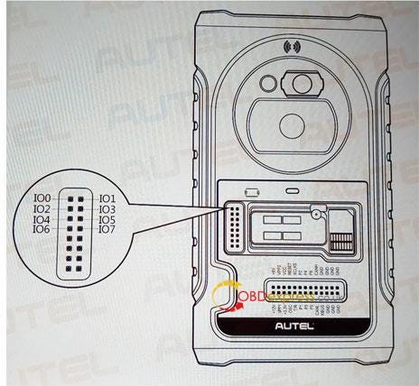 Autel APB130 Adapter and XP400 Pro Read Chip D7035XX Data Connection Method