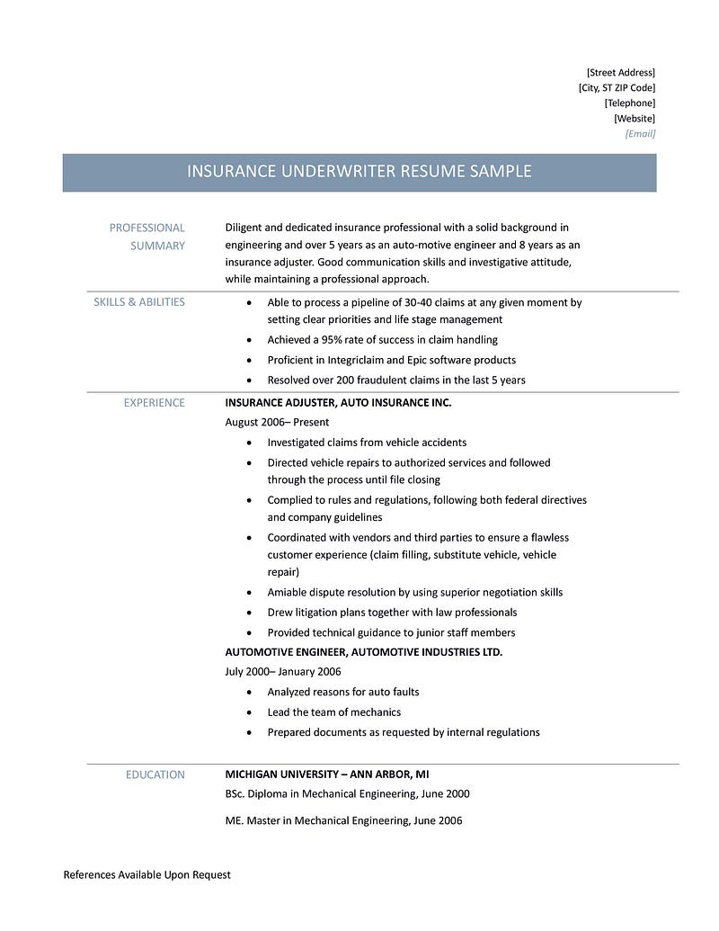 insurance adjuster job description