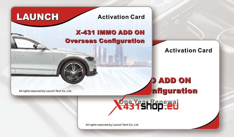 Launch X431 IMMO カードをアクティベートする方法