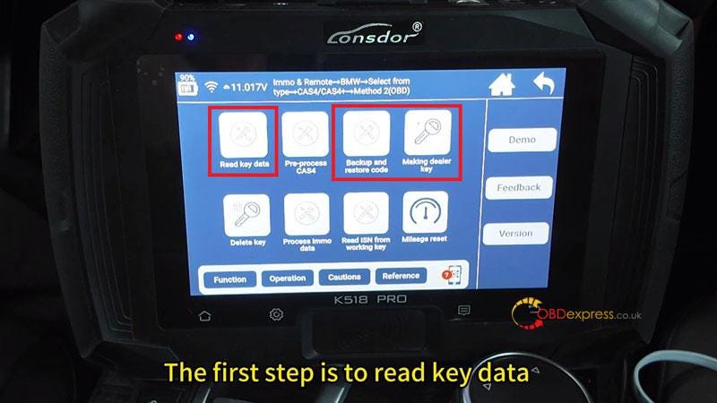 How to Add 2014 BMW X4 Smart Key with Lonsdor K518 Pro