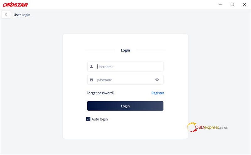 Register_Update and Change Password for OBDSTAR ECU Master