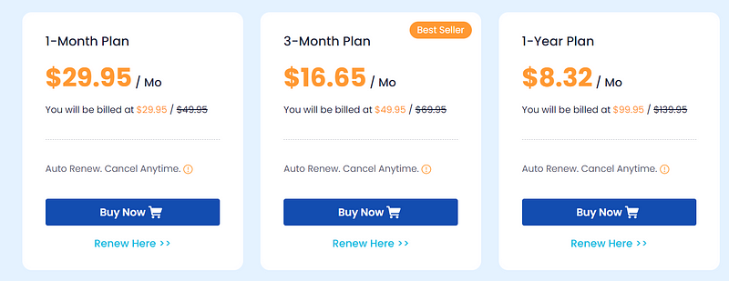 KidsGuard’ Pros pricing structure