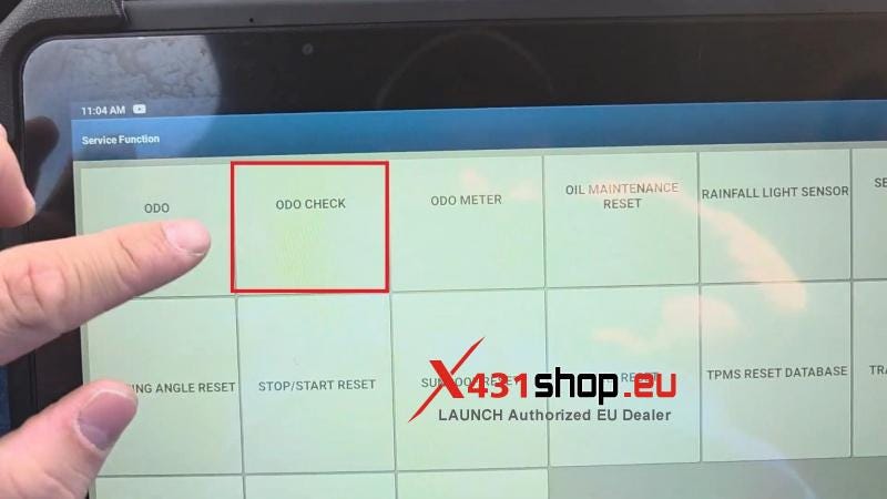 How to Check Benz W213 Real Mileage with LAUNCH X431 PAD7