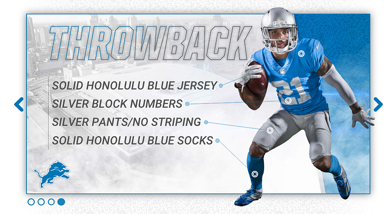 detroit lions 2017 new uniform throwback