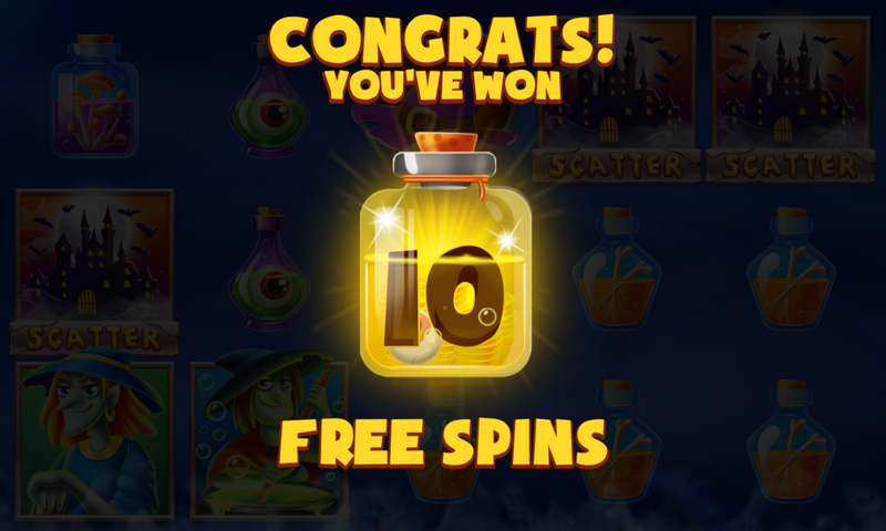 You have won 10 free spins