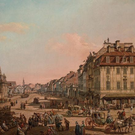 How postwar Warsaw was rebuilt using 18th century paintings
