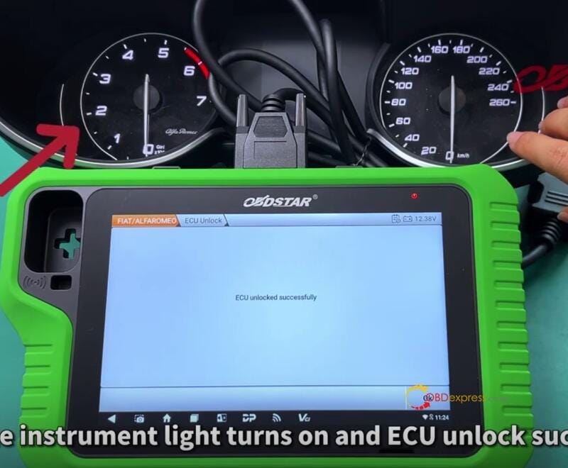 Unlock ALFAROMEO STELVIO ECU with OBDSTAR X300 Classic G3