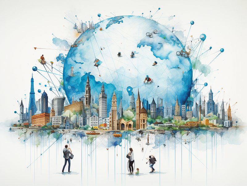 Digital twin of the global economy