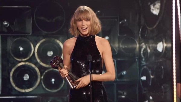 The #iHeartAwards winner for Female Artist of the Year is...Taylor Swift!