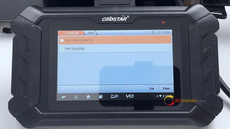 OBDSTAR ODO Master Calibrate CHANGAN UNI-V Cluster Mileage