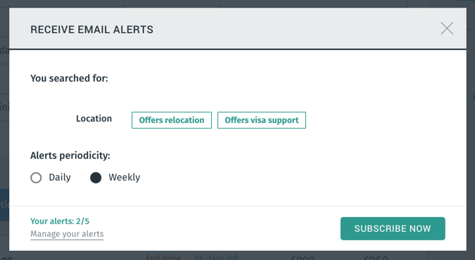 New features: Receive Email Alerts