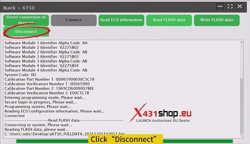 LAUNCH X431 ECU Tool Clone Bosch 6T50 TCU