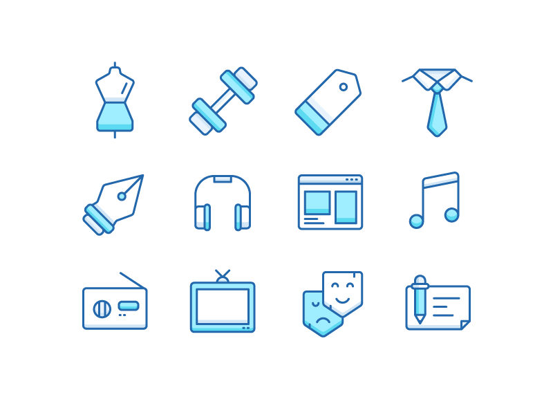 Catagory Icons by Parham Marandi