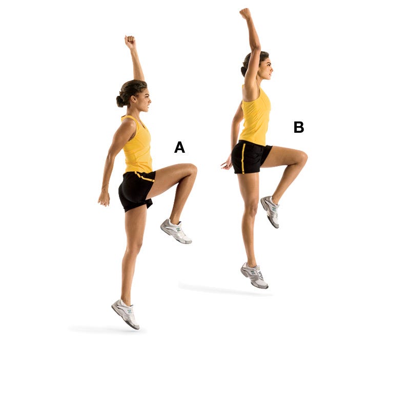 Plyometric exercises: power skips image