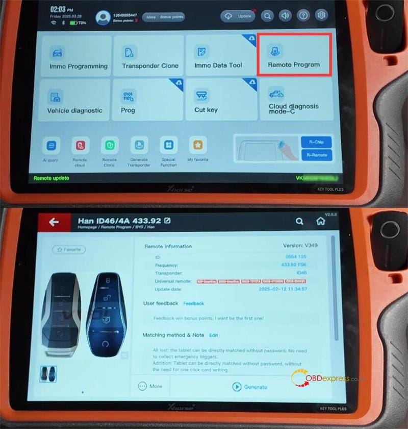    - Xhorse Bluetooth