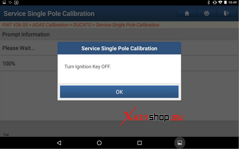 LAUNCH-X431_Fiat ADAS Front Camera Calibration Guide