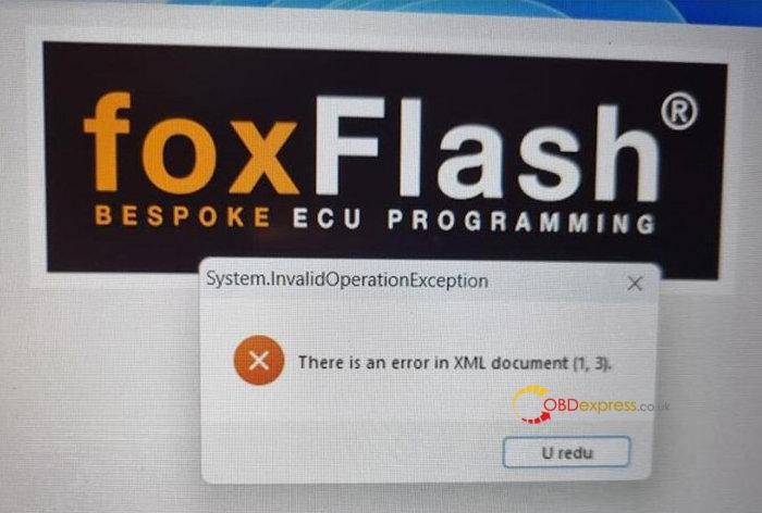 Foxflash جدیدترین مشکلات و راه حل ها-خطا در سند XML