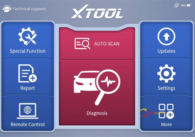 XTOOL D9 Pro User Registration upgrade and menu function introduction