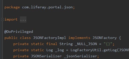 Liferay deserialization (JSON Deserialization) [part 4] (CVE-2019-16891)