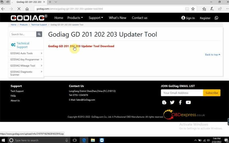 GODIAG GD201 upgrade