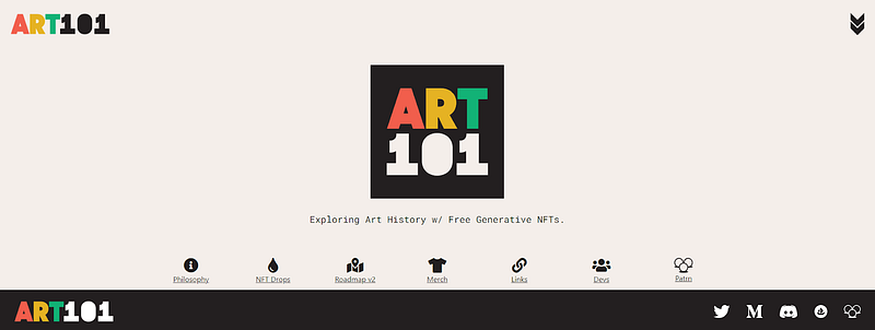 Art101 Website Picture