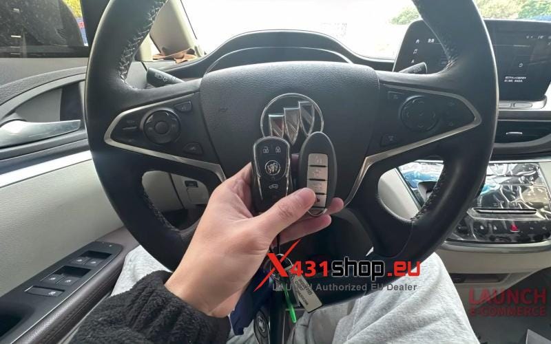 How to Program Buick GL8 Smart Keys with LAUNCH X431 IMMO Elite