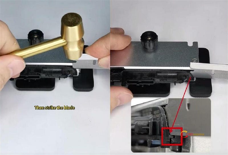 How to Disassemble BMW BCP Key by Yanhua BTOOL