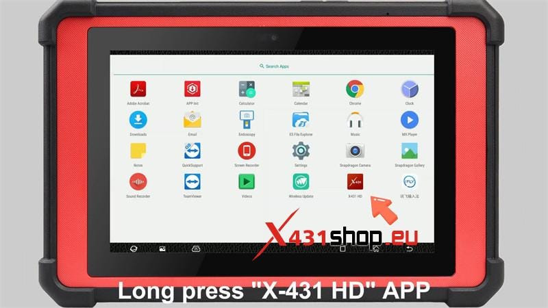 How to Upgrade X-431 HD App on Launch X431 PAD V Elite