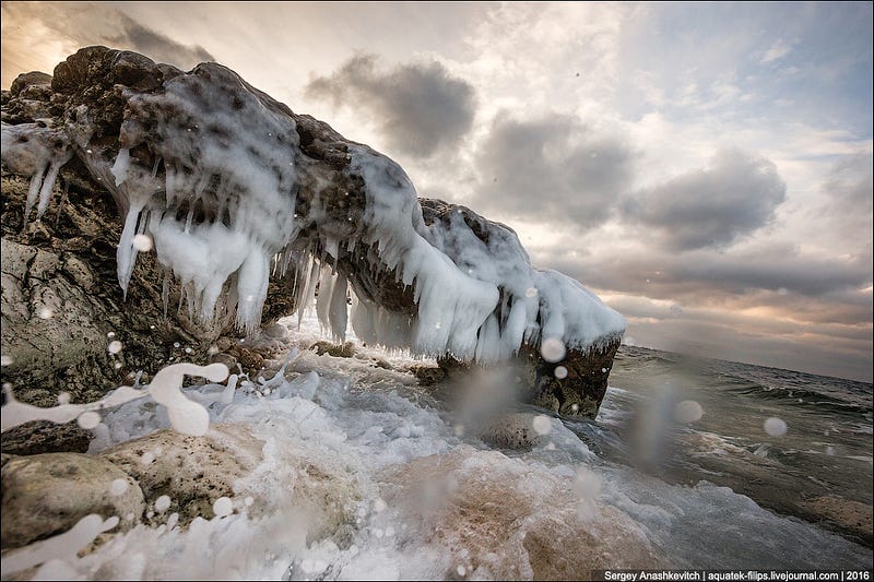 Замерзающее Черное море / Frozen Black Sea