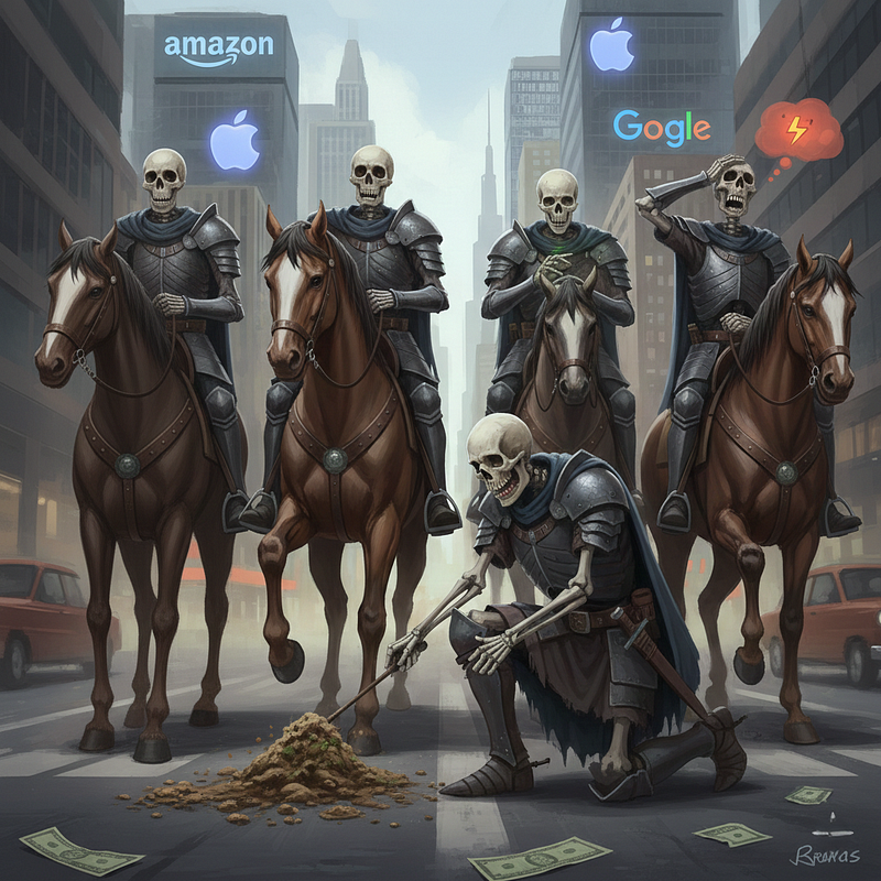 The Four Horsemen Just Stepped in Digital Dog Shit
