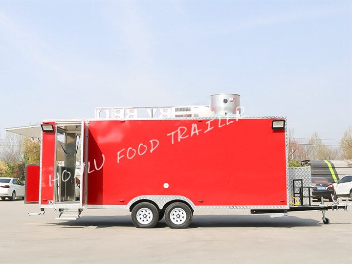 BBQ food trailer