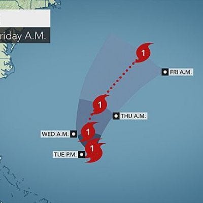 Intensifying Tropical Storm Nicole to Threaten Bermuda this Week