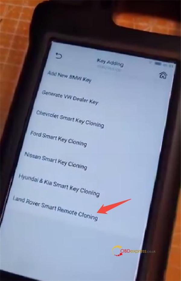 Cloning 2018+ JLR Smart Keys_KEYDIY KD-X4 or CGDI K2