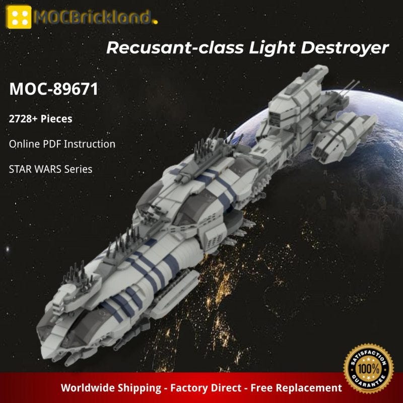 MOCBRICKLAND MOC-89671 Recusant-class Light Destroyer