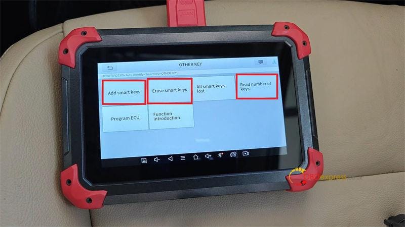 XTOOL D7 Add 2018 Toyota RAV4_Camry_Corolla Smart Key