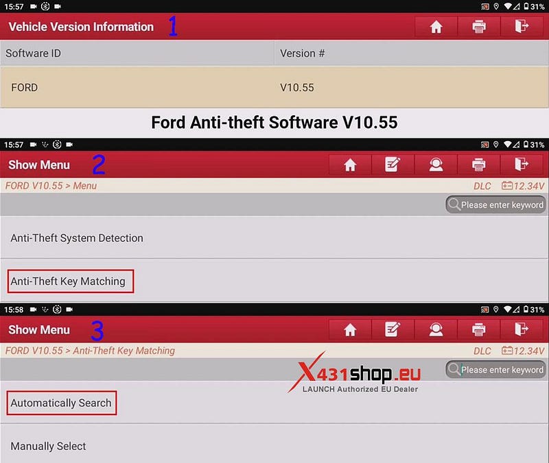 LAUNCH X431 IMMO PLUS_Ford Edge Key Programming Guide
