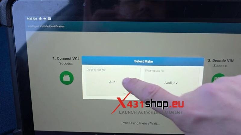 How to Reset Audi A5 Oil Service with LAUNCH X431 PAD7