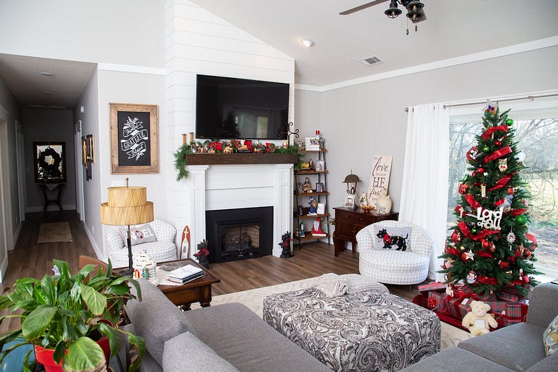 Living Space of EProtect Restoration Bradley Barndominium in Arkansas