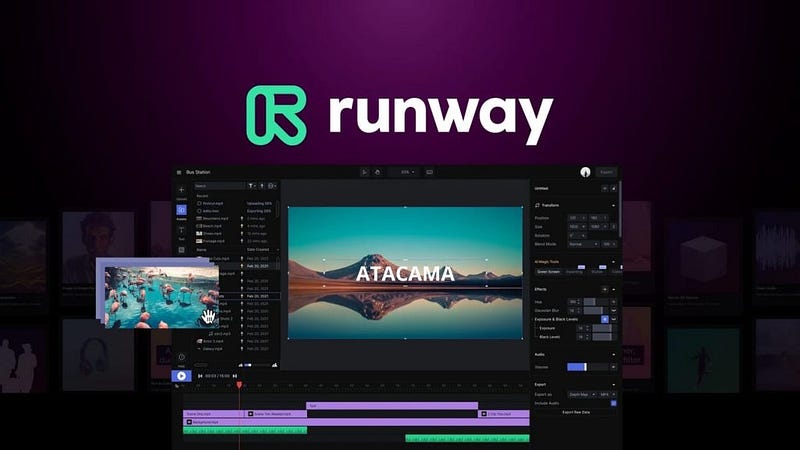 2. Runway ML — Beyond stock photos 🎬
