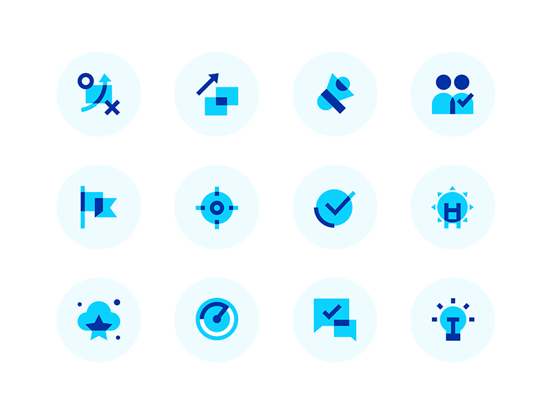 recruitment icons by Dmitri Litvinov in Icons