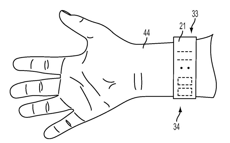 Wearable flexible display