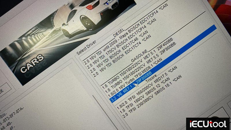 Foxflash Cannot Read Audi MED7.1.1 on Bench